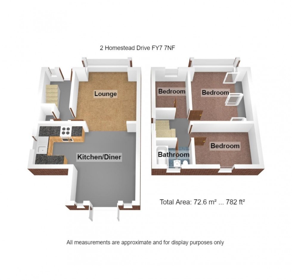 Floorplan for Homestead Drive, Fleetwood