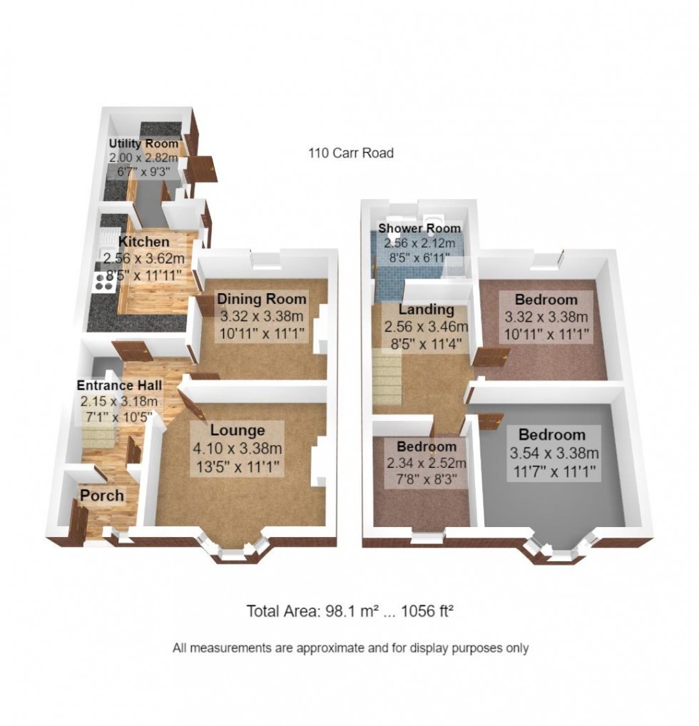 Floorplan for Carr Road, Fleetwood