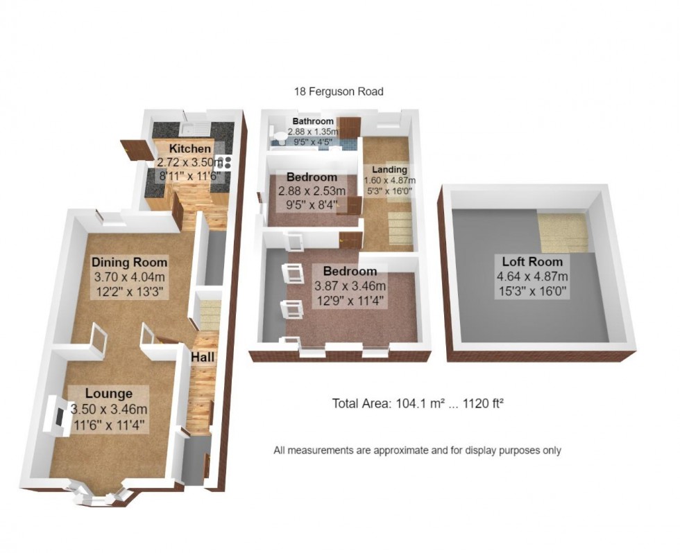 Floorplan for Ferguson Road, Blackpool