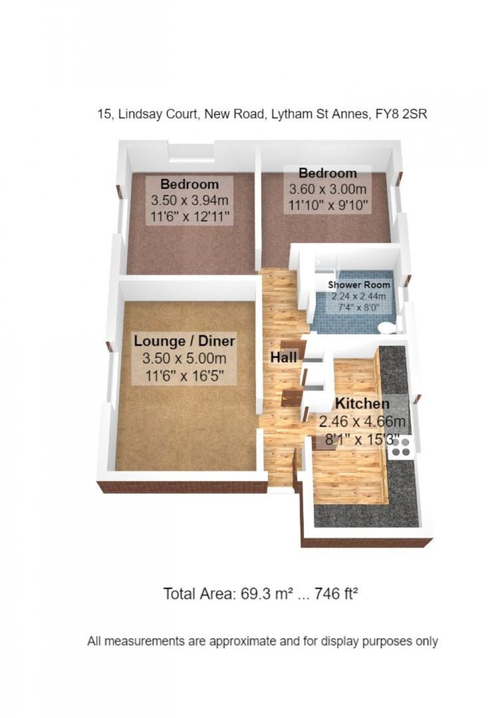 Floorplan for New Road, Lytham St. Annes