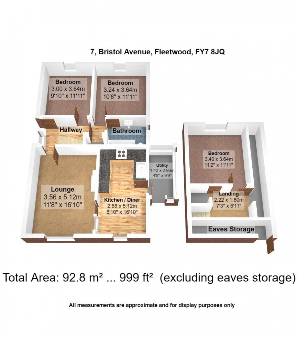 Floorplan for Bristol Avenue, Fleetwood