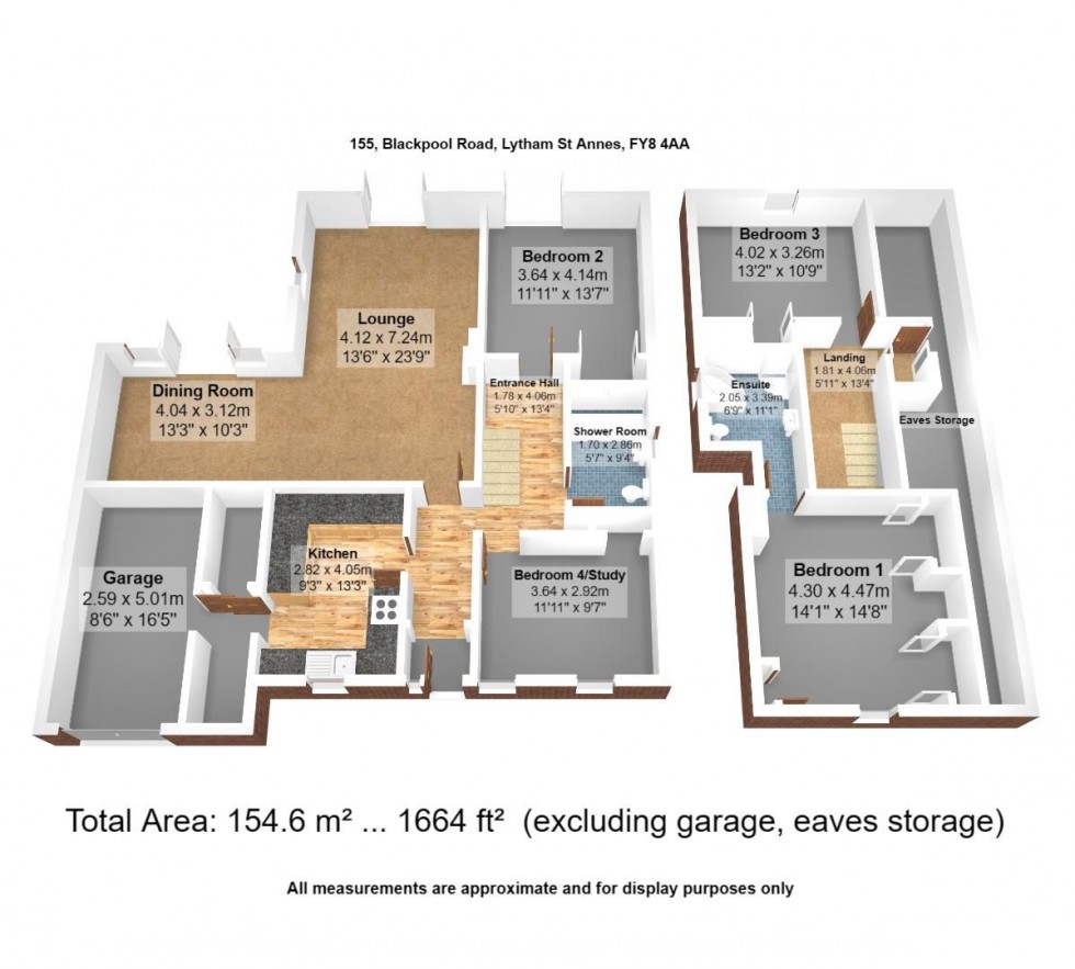 Floorplan for Blackpool Road, Lytham St. Annes
