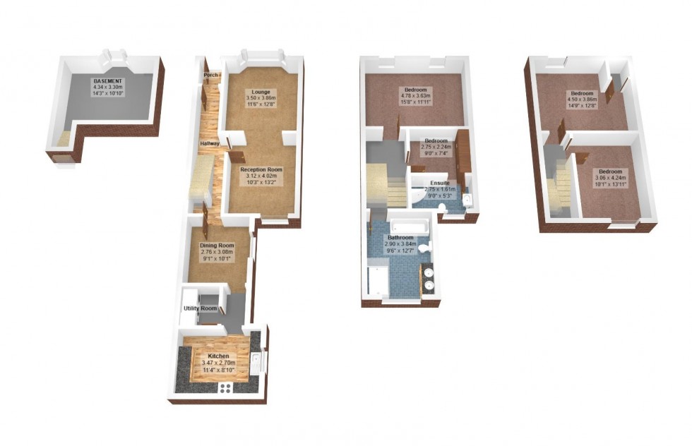 Floorplan for Promenade Road, Fleetwood
