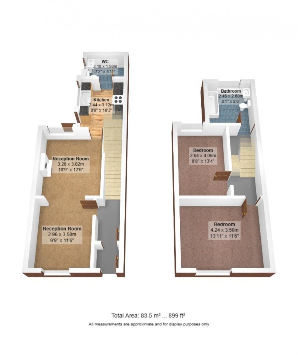 Floorplan for Walmsley Street, Fleetwood